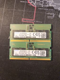 2x8gb Ram DDR5 4800hz Pc5 262-pin Laptop Ram Memory Module