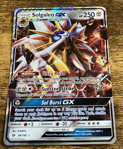 Solgaleo GX Pokémon Card – Ultra Rare