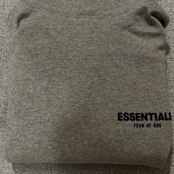 essential hoodie dark oat