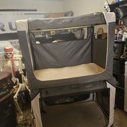 TWO Fabric Dog Crates With Mesh.  41 X 31