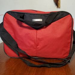 Travel Select Carry On Tote Bag Red And Black