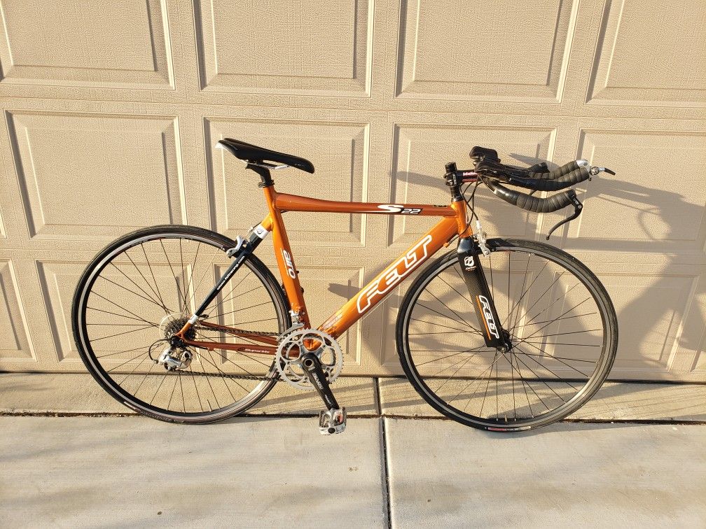 (Rare) Liquid Orange Felt S22 Triathlon Bike