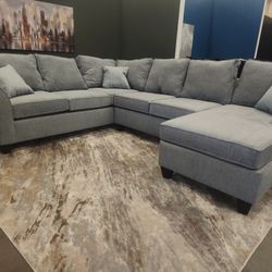 WANT QUALITY? Brand New Byers Market LUX Jennings Grey 3pc Sectional