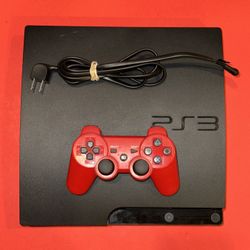 Sony PlayStation 3 160GB PS3 Slim CECH-2501A Black Console Only TESTED Functions