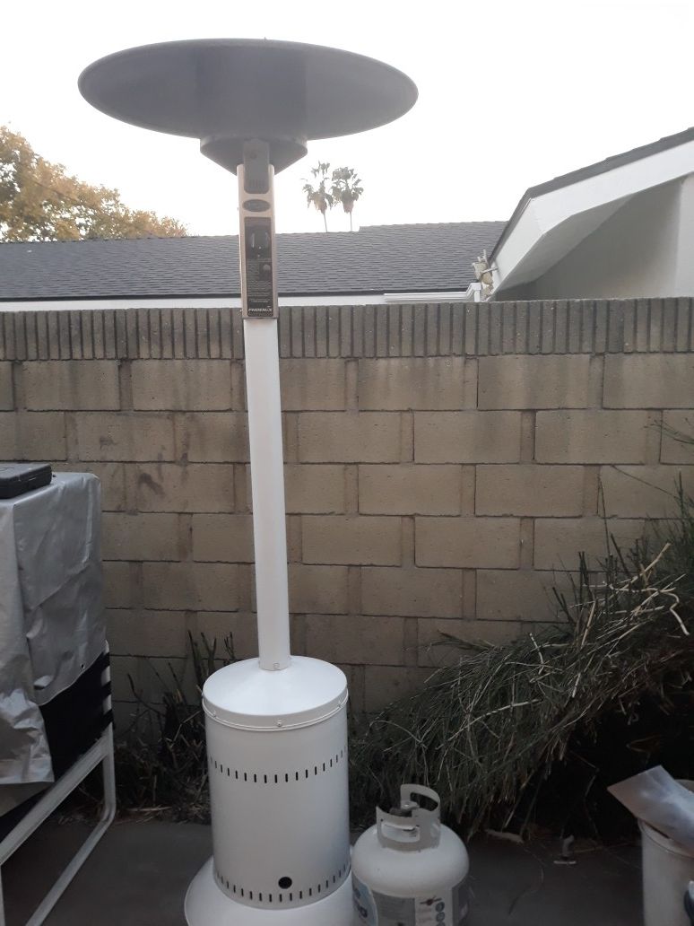DCS professional outdoor patio heater and tank
