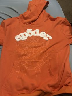 Orange Spider Hoodie
