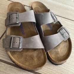 Arizona-oiled Nubuck-Birkenstock Sandals 