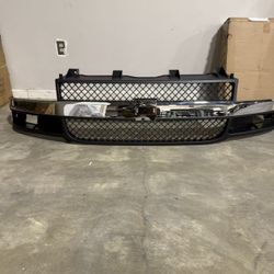 Garage-Pro Front Grille Assembly For 2003-2014 Chevrolet Express 1500, Fits 2003-2021 Express 2500, 2003-2023 Express 3500, Gray Shell, Insert, chevy 