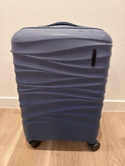 American Touriester Blue Carryon Suitcase (Used)