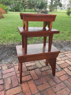 Stools, Handmade, Solid Wood