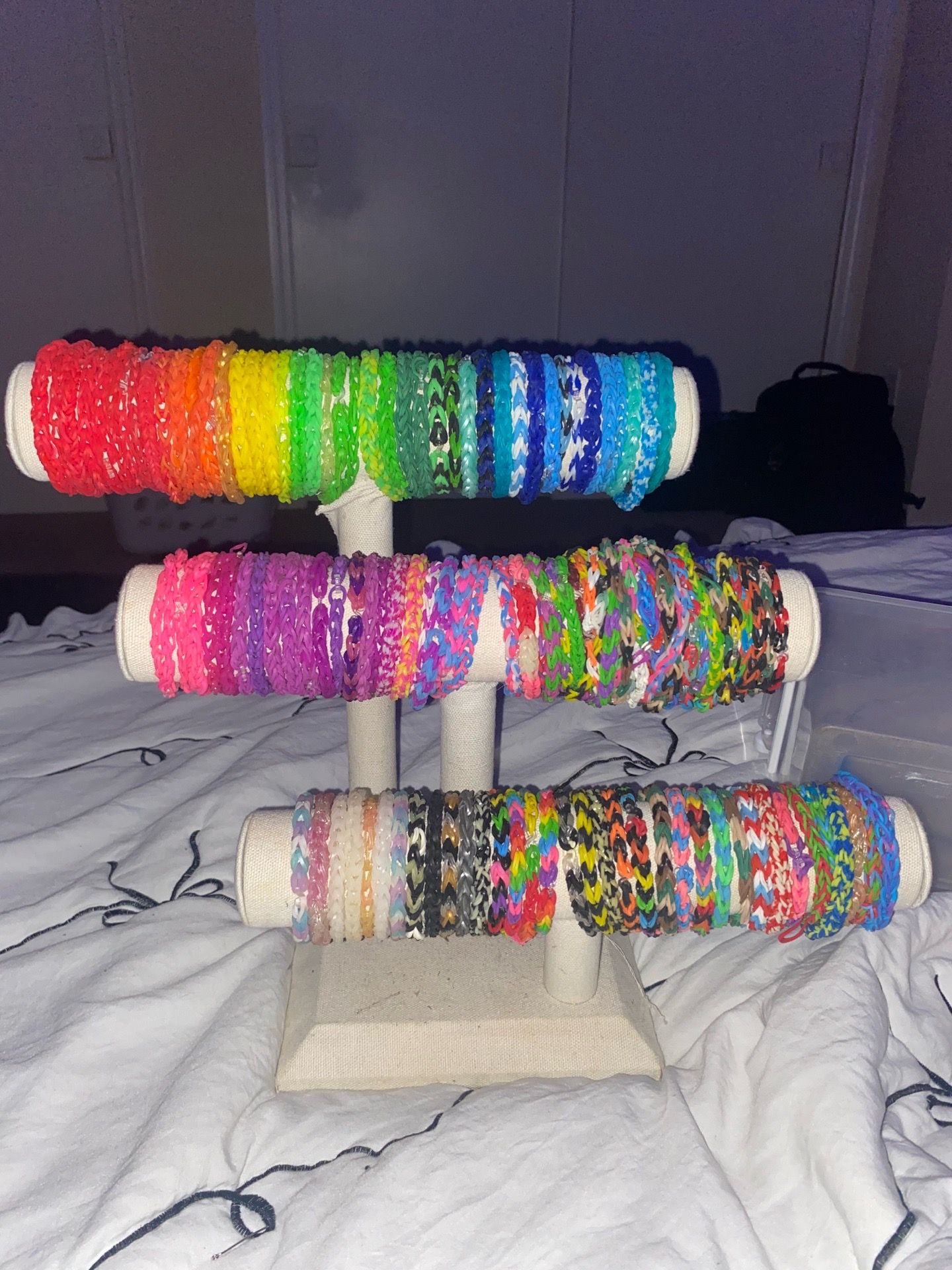 rubber band bracelets!! 1 dollar