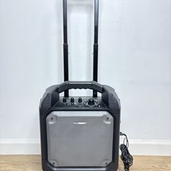 Magnavox Portable Party Speaker with Wheels & Handle – Available if you see the post. First come first served. Pickup today available.