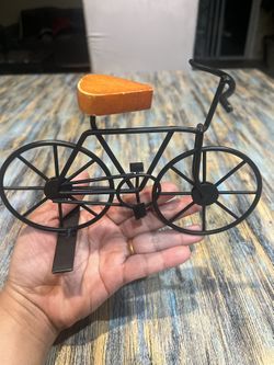 vintage old metal miniature bike