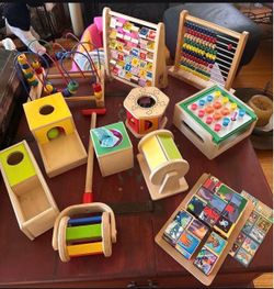Kids Montessori toys 10.00 each one