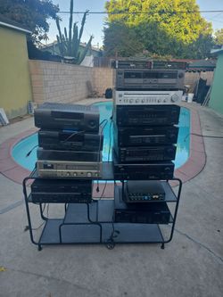 Stereos/Receivers/Amps/Cassette Players/Record Player