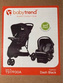 Baby Trend Dash Black Travel System TS17F00A