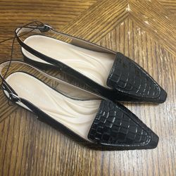 NEW Adrienne Vittadini women sling back shoes size 8.5