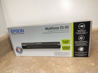 Epson WorkForce ES-50 Portable Sheet-Fed Color Document Scanner Brand New Sealed