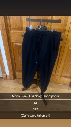Mens Black Old Navy Sweatpants Size S