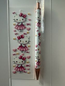Hello Kitty Bookmark and Pen
