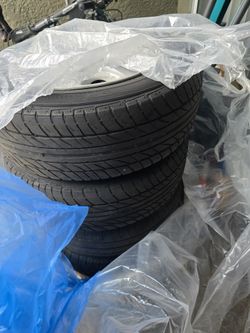 Tires And Original Steel Wheels