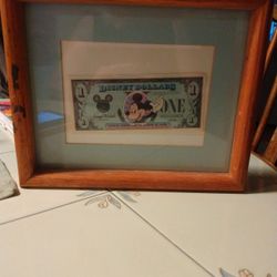 Vintage Mickey Disney Dollar(A Series)