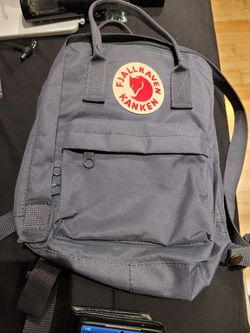 Fjallraven Kanken Mini Flint Grey Outdoor Classic Backpack Bag Stain NWOT