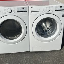 LG Set Gas Dryer And Washer 