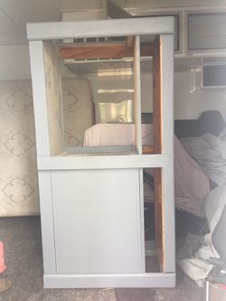 Queen therapeutic mattress and tv stand