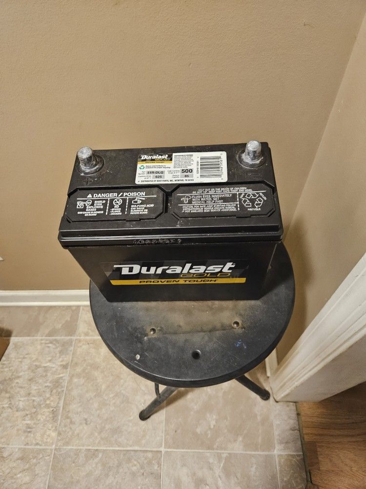 51R Duralast GOLD Battery 100 % CHARGE