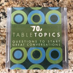 Table Topics  70’s Vintage Collectible Factory Sealed NWT 