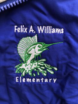 Felix Elementary sailfish logo coat