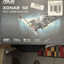 ASUS Xonar SE 5.1 Channel PCIe Gaming Sound Card