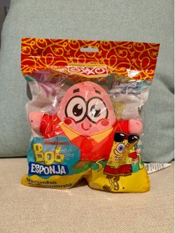 SPONGE BOB Plushie  OXXO Patrick Mexico exclusive