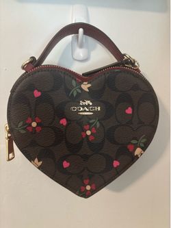 Coach heart bag