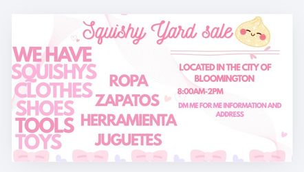 Yard sale! Squishy
