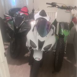 (Read carefully) 2007 R6,2008 636, 2001 Kx250 built