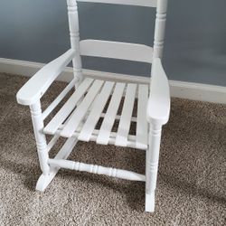 White Rocking Chair