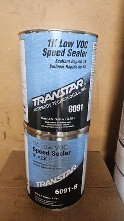 Transtar 1K Low VOC Speed Sealer 6091 & 6091-B Black/Gray/White