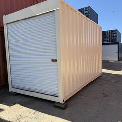 15FT STORAGE CONTAINER w/ ROLL-UP DOOR – HARD TO FIND SIZE!