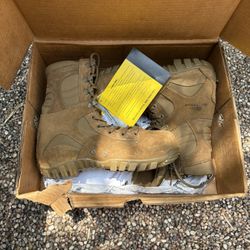 Military Boots Belleville  Men’s 5.5 Size Coyote US Navy Cert HW ST Assault Steel Toed 