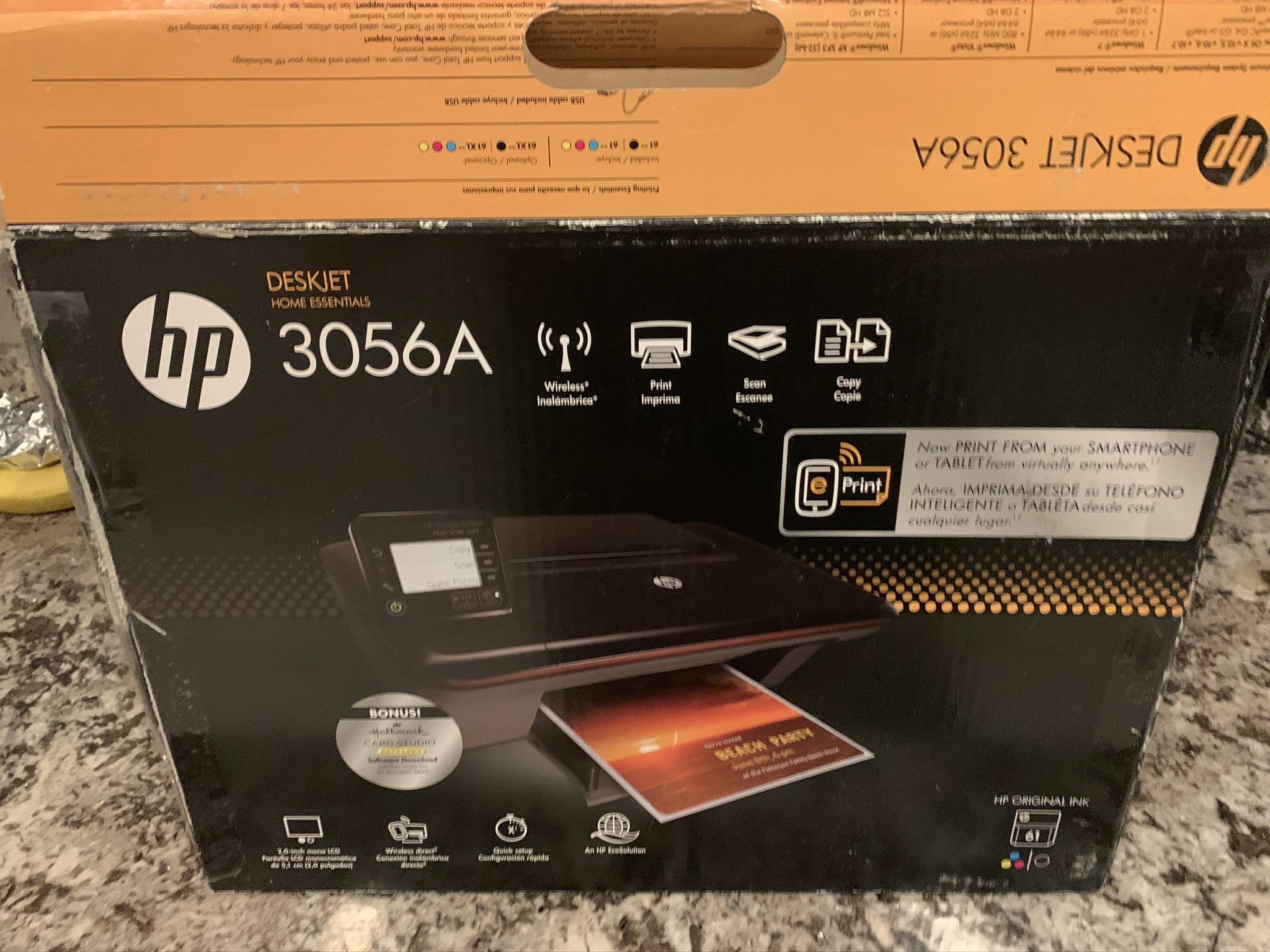 HP Deskjet 3056A Like New Wireless All-In-One: Scan-Print-Copy