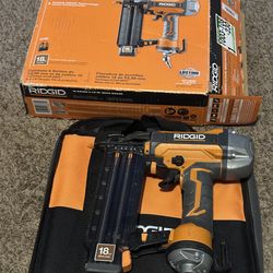 Ridgid 18 gauge Brad nailer
