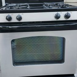 30" GAS STOVE WITH 4 BURNERS