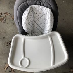 Portable, high chair