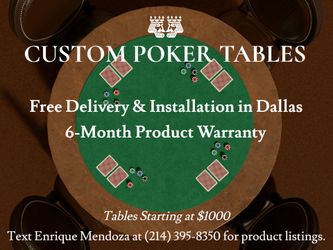 Custom Poker Tables