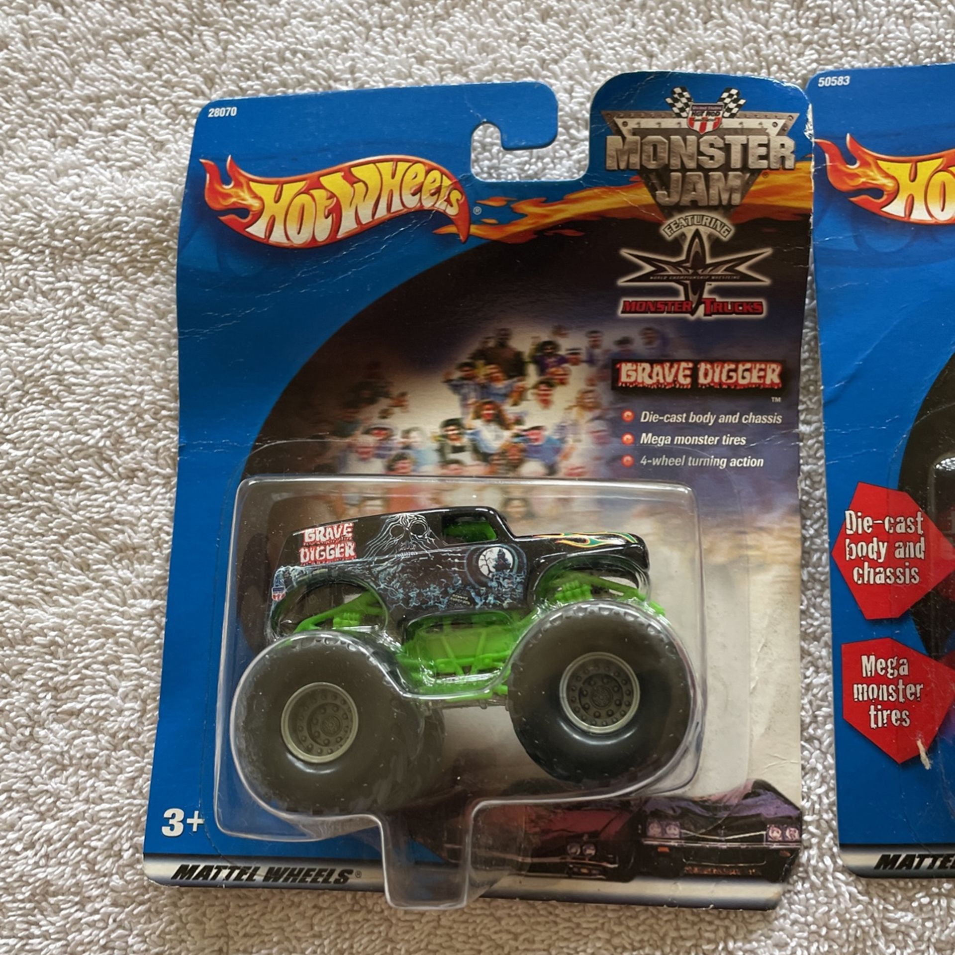 Hot Wheels Monster Jam Trucks Year 2000