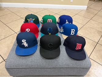8 New Era hats and Baeballism hat