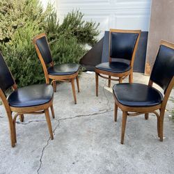 Antique bentwood chairs need new leather