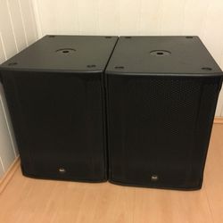 Rcf 8003 as-ii Powered Subwoofers Pair 